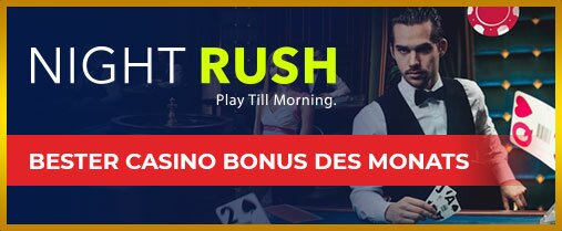 Bester Casino Bonus des Monats: NightRush Casino